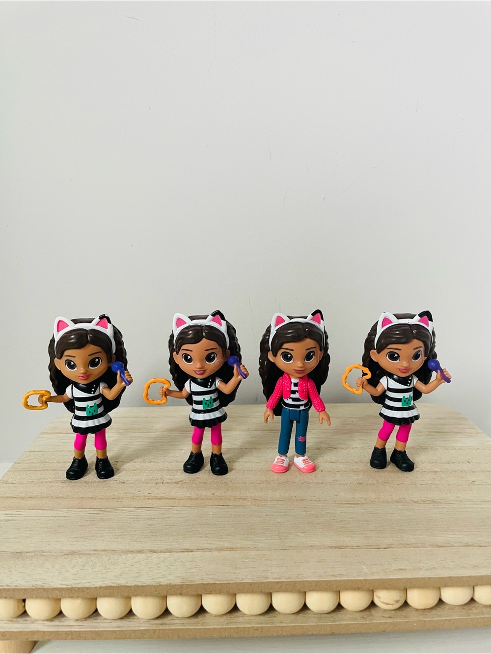 Gabby's Dollhouse action figures with Musical instruments Lot of Four